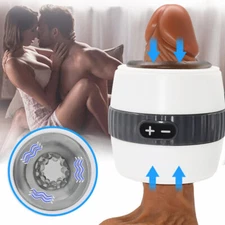 Male Masturbaters Automatic Electric Handsfree Stroker Cup Machine Lubricants