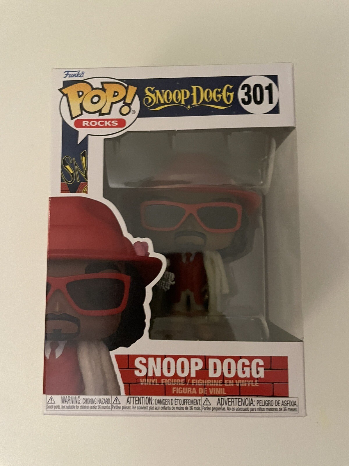 Funko Pop! Rocks - Snoop Dogg - Snoop Dogg Con Abrigo De Piel #301 Con Protector