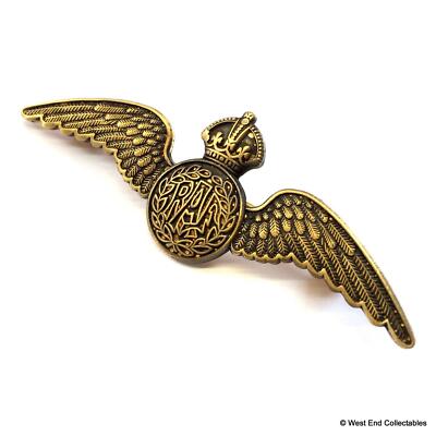 Stunningly Detailed Royal Air Force RAF Pilot Wings Sweetheart Brooch Badge