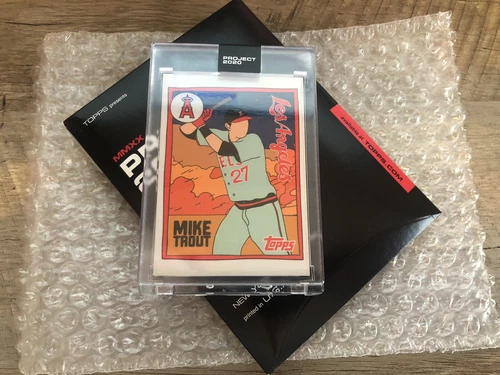 Topps Project 2020 Mike Trout Card #63 by Fucci - Angels IN HAND!