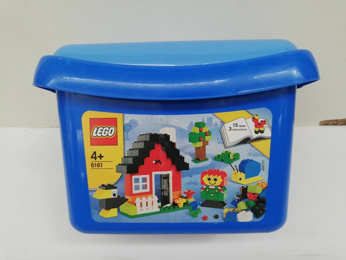 LEGO 6161 CONTENITORE LEGO PICCOLO BLU 4+ CON 15 IDEE E