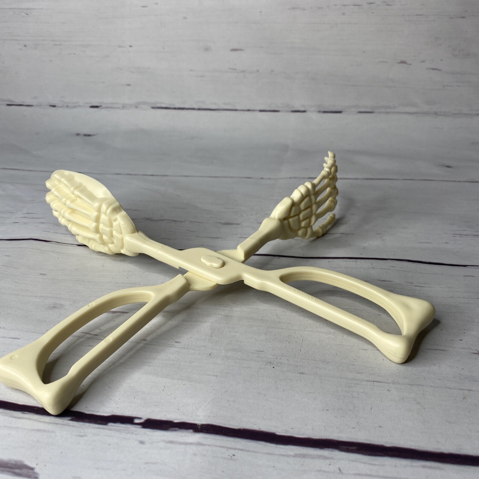 Halloween Skeleton Hands Salad Tongs or Candy 11” Gothic Scary Bones Party Mash eBay