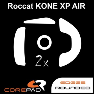 Corepad Skatez Roccat Kone XP AIR Mausfüße Mausgleiter Hyperglides PTFE Teflon