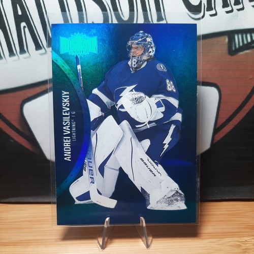 2021-22 Upper Deck SkyBox Metal Universe #40 Andrei Vasilevskiy Blue Spectrum