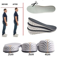 Height Increase Insole Memory Foam Shoe Inserts Lift Taller Heel Pads Women Men