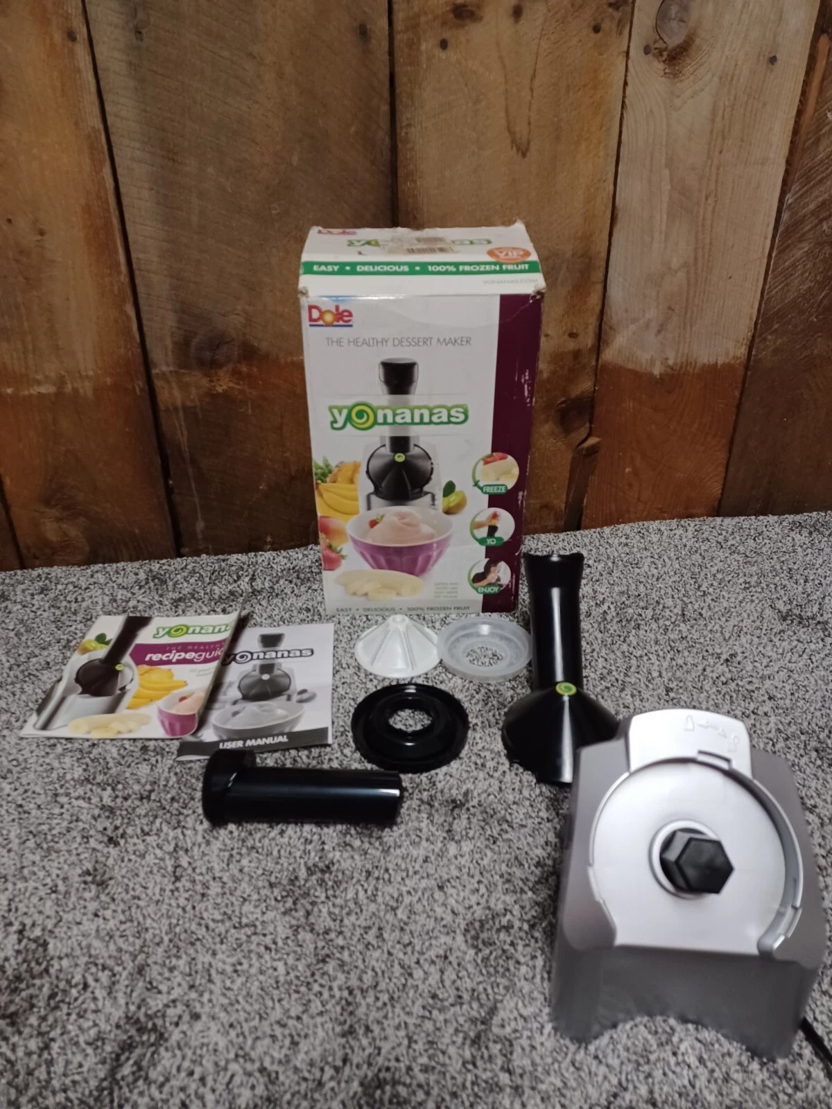 Dole Yonanas Model 901 Frozen Treat Maker In Box