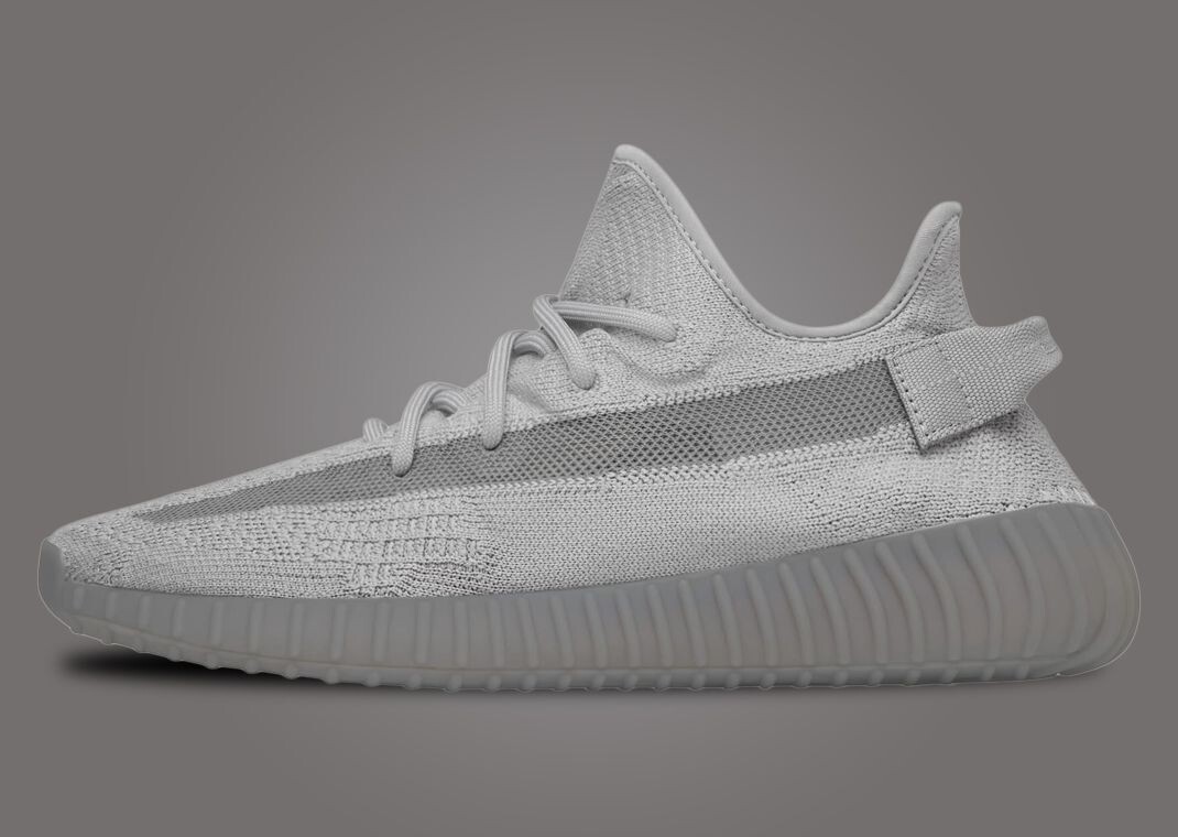 Adidas US 13.5 Men's  Steel Grey Boost Knit Streetwear Yeezy 350 V2   IF3219 New thumbnail 13