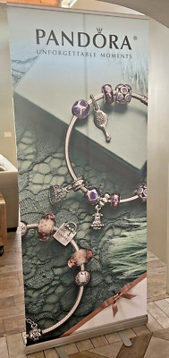Pendora Display Pandora Jewelry Store Retractable Banner Pandora advertising display ...