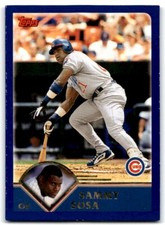 2002 TOPPS PRISTINE SAMMY SOSA CHICAGO CUBS #50