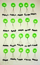 120 SMALL Fishing Rubber Float Bobber Stops Pitch Sinker Brand new USA Crappie