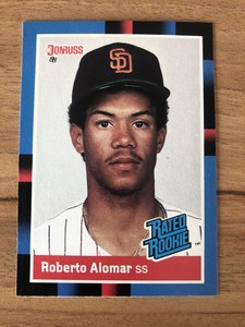 1988 Donruss #34 Roberto Alomar Rated Rookie San Diego ...