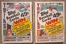 1984 Topps Baseball Cello Value Packs LOT OF 2 SEALED 28 Cards 🔥 🔥