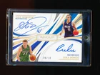 LUKA DONCIC & DIRK NOWITZKI 2020-21 PANINI IMMACULATE DUAL GOLD AUTO #/10 *RARE*