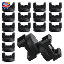 Magnetic Cable Tie Mounts Set of 15, 22mm Black, Organize Wires and Cables