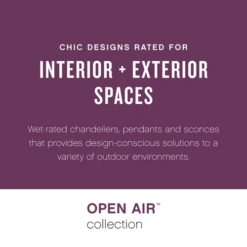 Hinkley Lighting 29304 Bronze Rhodes 4-Light 18-1/4"W Outdoor Chandelier - Picture 7 of 8