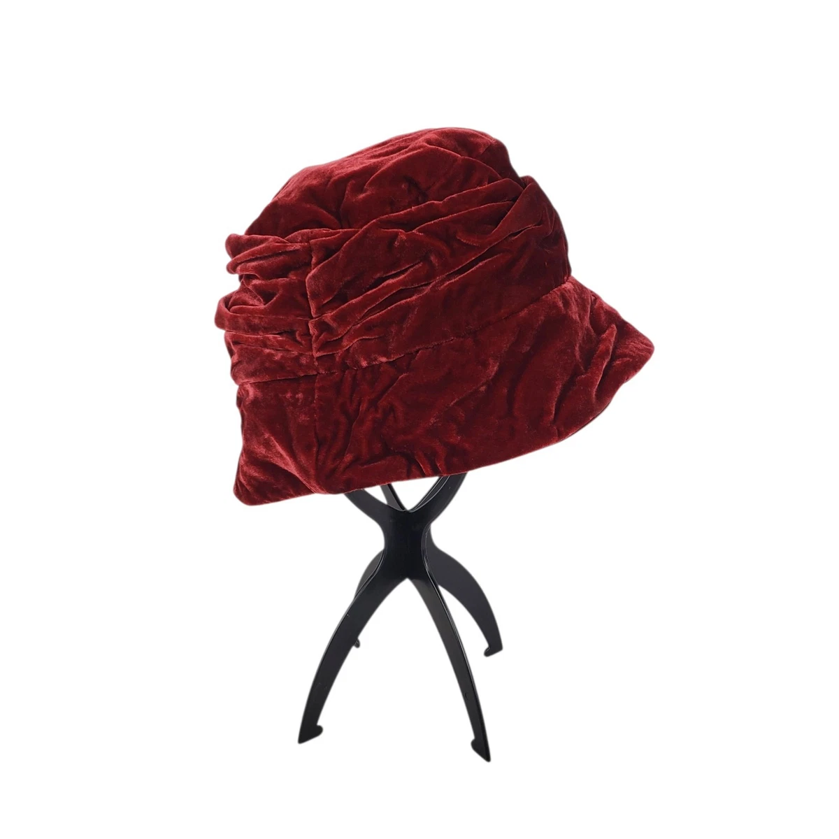 ( Y2K) crushed velvet bucket hat Faux Fur Fuzzy Bucket Hat Octopus Winter Plush Fluffy Warm  main image 4