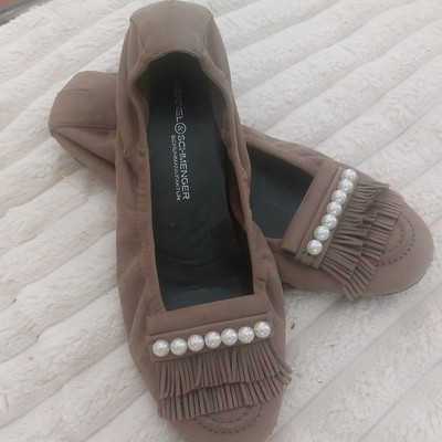 Kennel & Schmenger Ballerina Damen Leder Größe 40  Perlen super Zustand 