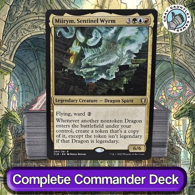 Miirym, Sentinel Wyrm COMMANDER DECK Dragon Typal Copy MTG Custom Edh Magic