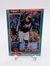 2026 Topps Series 1 #8 Heliot Ramos Aqua Rainbow Foil