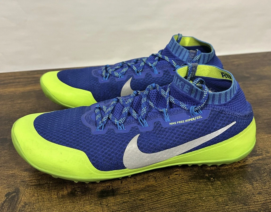 Nike Free HyperFeel Trail Running Shoes Mens Size 11.5 Sneakers 616247-403 Blue