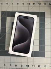 BOX ONLY iPhone 15 Pro Black Titanium 256 GB ...