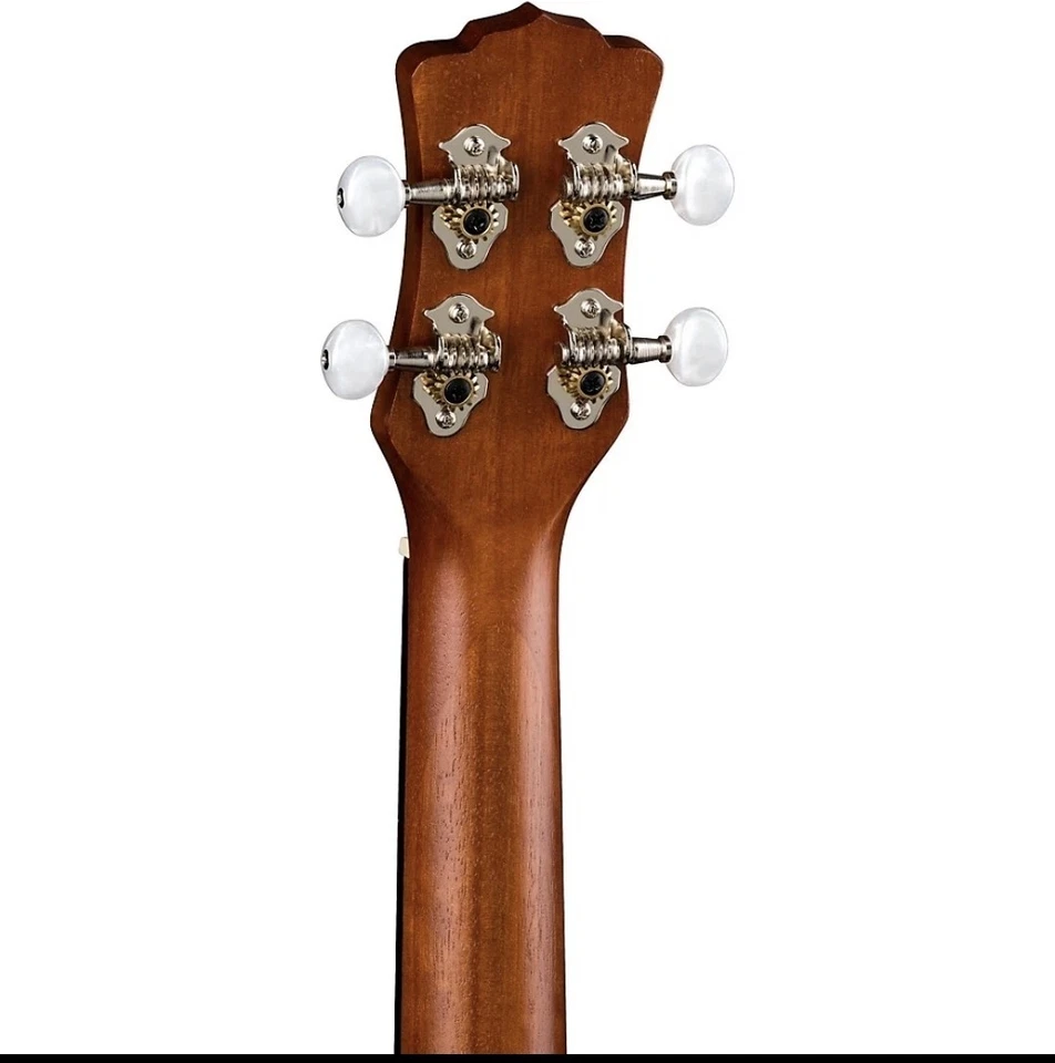 Luna Guitars Tattoo Spruce Concert Ukulele Satin Natural - Image 4 of 4