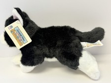 Vintage Animal Alley Toys R Us Tuxedo Kitten Cat Black White 90s Y2K NOS