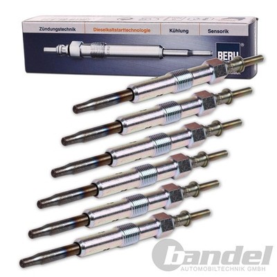 6x BERU GLÜHKERZE passend für BMW 3 E46 E90 E91 5 E60 E61 6 E64 X3 E83 X5 E53