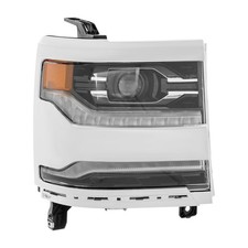 2016-2018 Silverado 1500 Led Headlight Assembly Drl Passenger Side Clear Lens