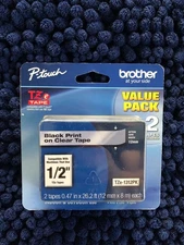 Brother International Tze1312pk Label Tape 2-Pack