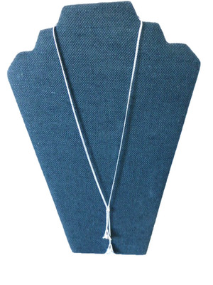 Vintage Avon Tulip Floral Long Silver-tone Lariat Necklace Gold-tone Stamens