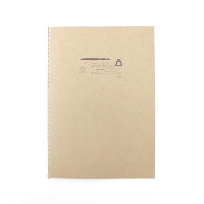 SAKAEテクニカルペーパー Tomoe River FP 52gsm Economy Notebook by SANZEN, Plain, White 