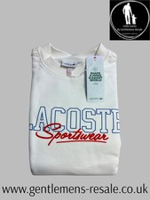 Image of Lacoste Logo Crew Neck Sweatshirt – New – Boys