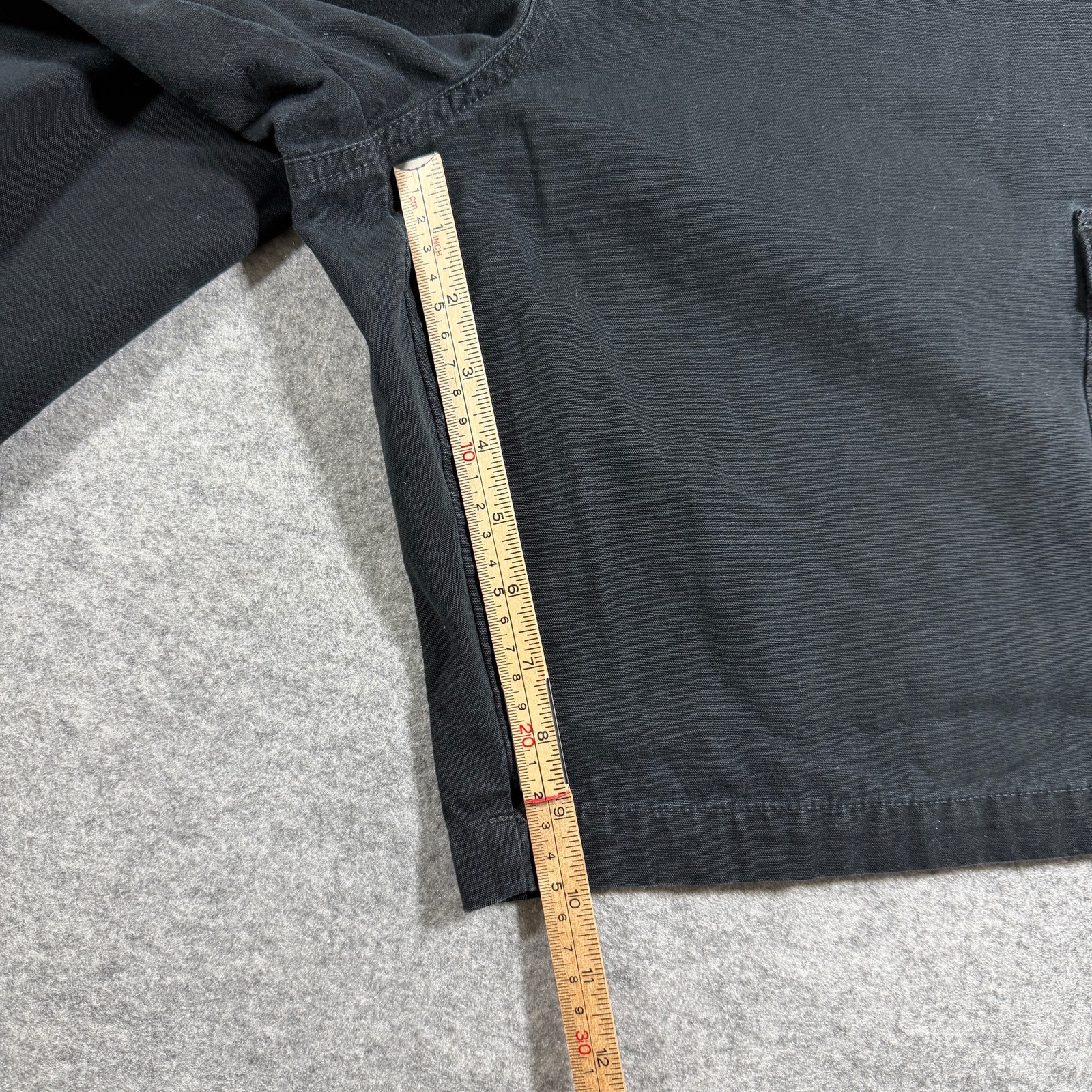 Chaps Cargo Shorts Mens 42 Black Cotton Utility Outdoor Hiking Workwear Relaxed thumbnail 7