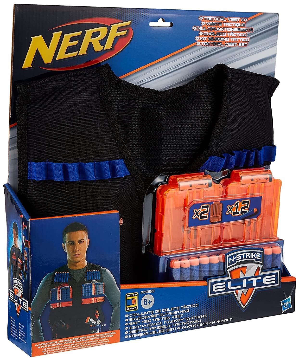 Hasbro Nerf A0250148 - Элитный боевой жилет N-Strike аксессуары Nerf 14290₽