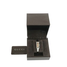 Gucci 1500L Floral Dial Womens Quartz Watch SS Gold Silver Box Papers 1408