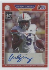 2021 Leaf Pro Set Metal 1989 Red Rainbow 1/100 Anthony Schwartz #PA-AS1 Auto 0c6