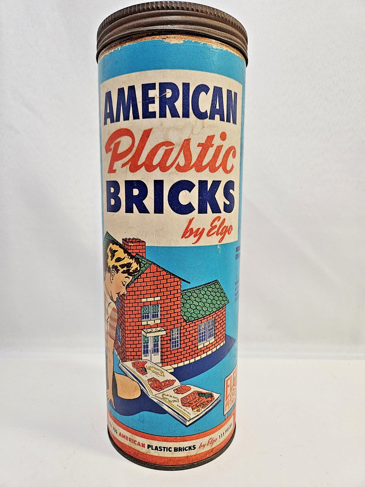 Vintage Elgo American Plastic Bricks #705 (Incomplete Set)