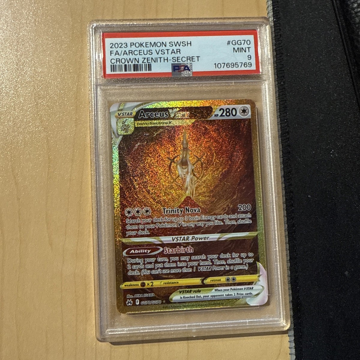 ポケモン - アルセウスVSTAR PSA9 PSA 9 Arceus VStar GG70 Crown Zenith Secret 2023 Pokemon