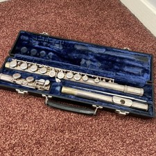 Gemeinhardt Elkhart Ind M2 Silver Plated Flute with box Requires a service 
