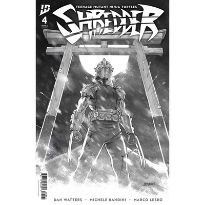 Teenage Mutant Ninja Turtles Shredder #4 Cover D 1:10 Bandini B&W IDW