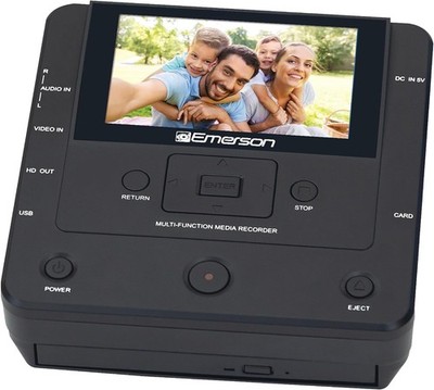 Emerson EMT-1200 Multi-Function media Recorder,Built-in 4.3? LCD (480 x 234)Pxl