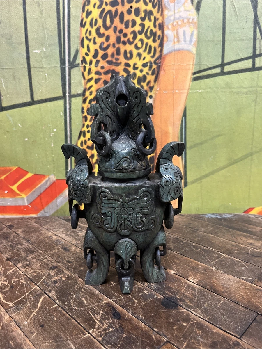 寿山石主中国古董花瓶| eBay