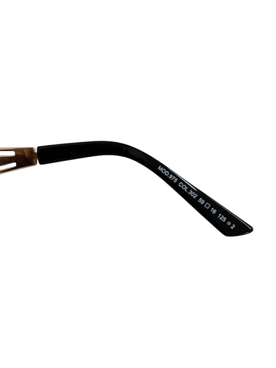 CAZAL MOD.975 COL.302 Sunglasses Gold Metal Frame Black