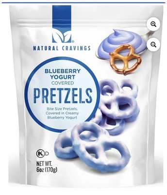 Natural Cravings Blueberry Yogurt Pretzels 8/6 oz