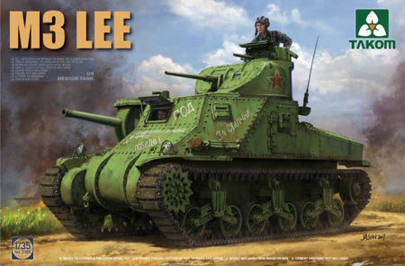 Takom 2085 1:35 US Medium Tank M3 Lee Early Kit - New
