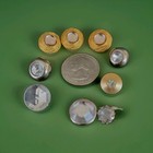 9 Faux Crystal Designer Shank Buttons. Extraordinarily Dazzling. — photo 2