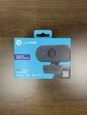 JLab Go Cam HD USB Webcam 1080 HD Video Calls 2.1 MP Camera Omni-Directional NEW
