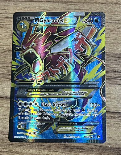 M Gyarados EX Full Art Holo Ultra Rare Breakpoint 115/122 Pokemon TCG 2016