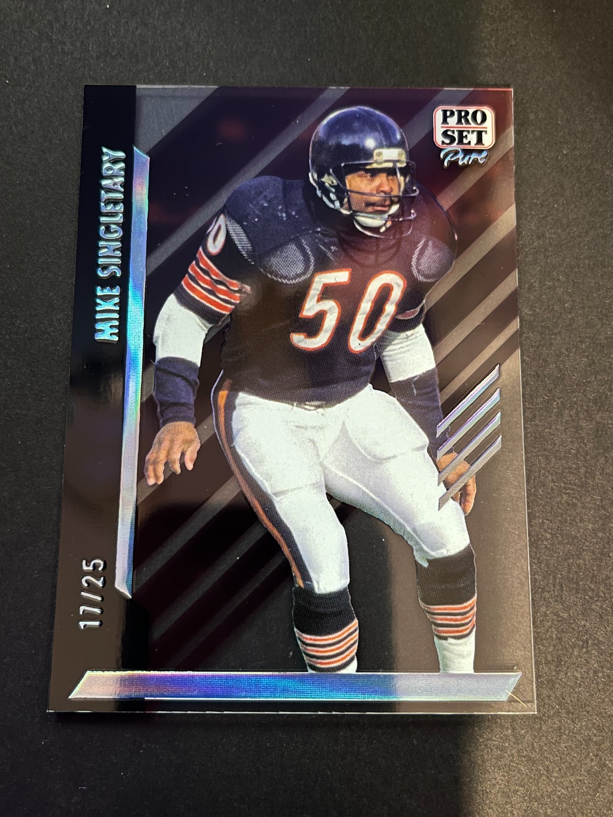 2024 PRO SET PURE HOLO #75 MIKE SINGLETARY /25 - CHICAGO BEARS